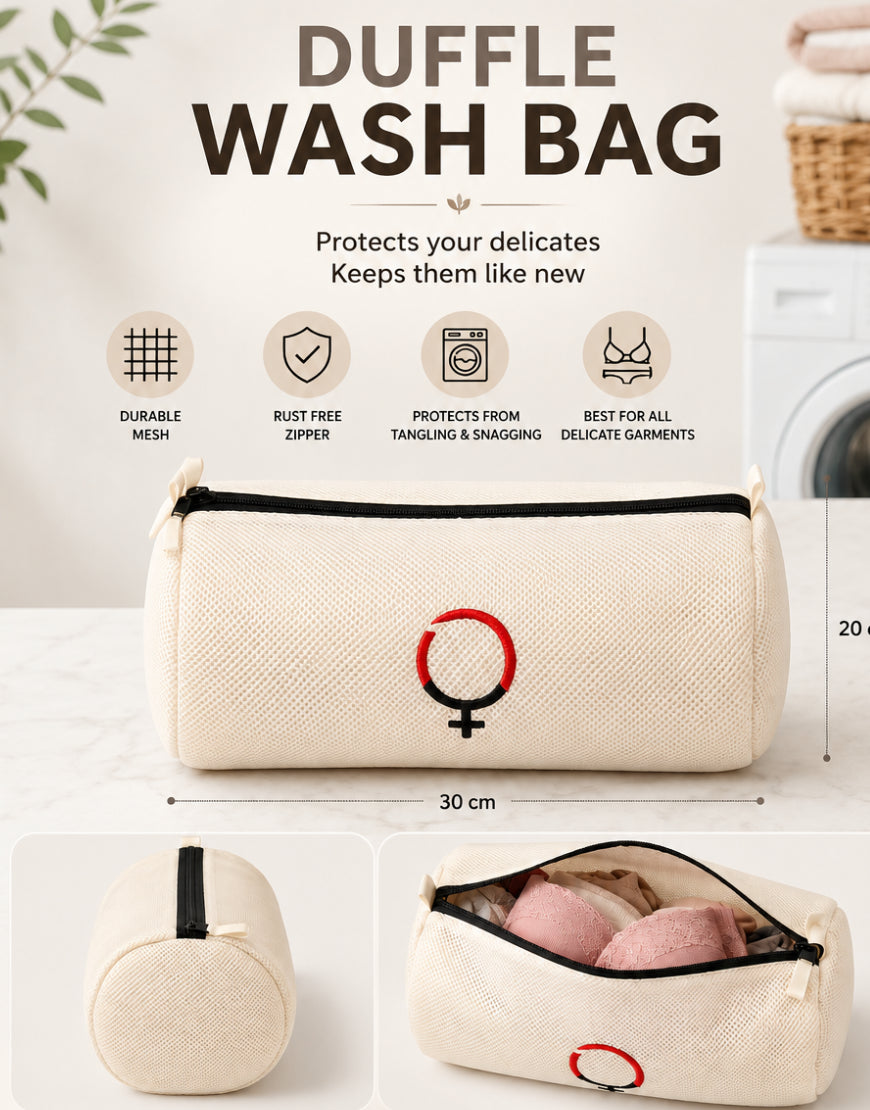 3D Spacer Mesh Duffle Laundry Wash Bag
